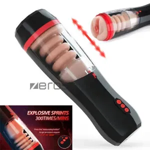 pornhint Pornhint Male Masturbaters Handsfree Sucking Telescopic Stroker Pocket Pussy Sex Machine
