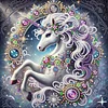 Cartoon Einhorn 5d DIY Diamant Kunst Malerei Kits Teilbohrer Edelstein Kunst 30x30cm