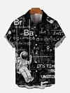 Science Class Physics Formulas and Models Printing Men's Short Sleeve Shirt
