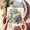 6PCS Cake DIY Diamond Art Greeting Cards Congratulations Cards & Gifts