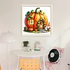 Gnome Hut-Partial 11CT Stamped Cross Stitch Bead Embroidery 36*36cm/14.17*14.17in tapestrymarket