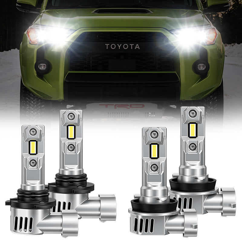 9005 H11 LED Headlight Bulbs for 2006-Later Toyota 4Runner