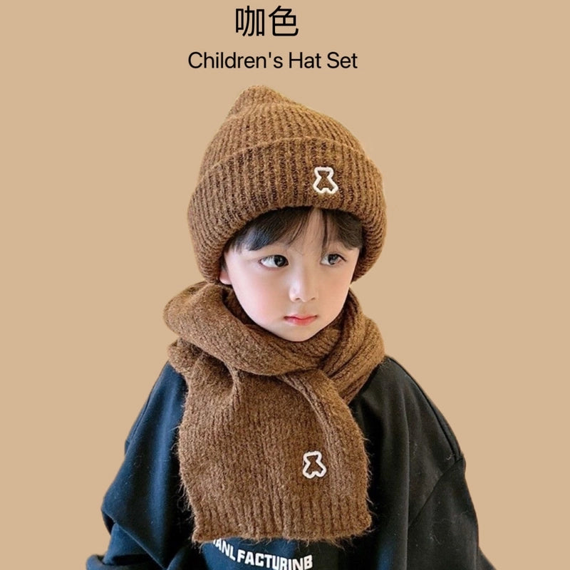 Kid’S Casual Vintage Style Letter Printing (Printing) Wool Cap