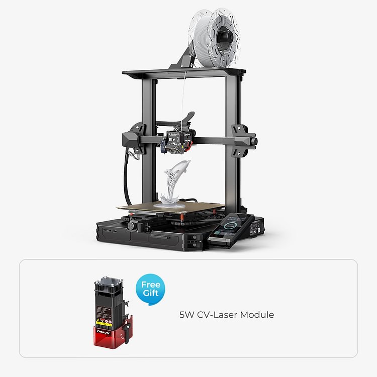 Ender-3 S1 Pro 3D Printer with Free 5W Laser Module