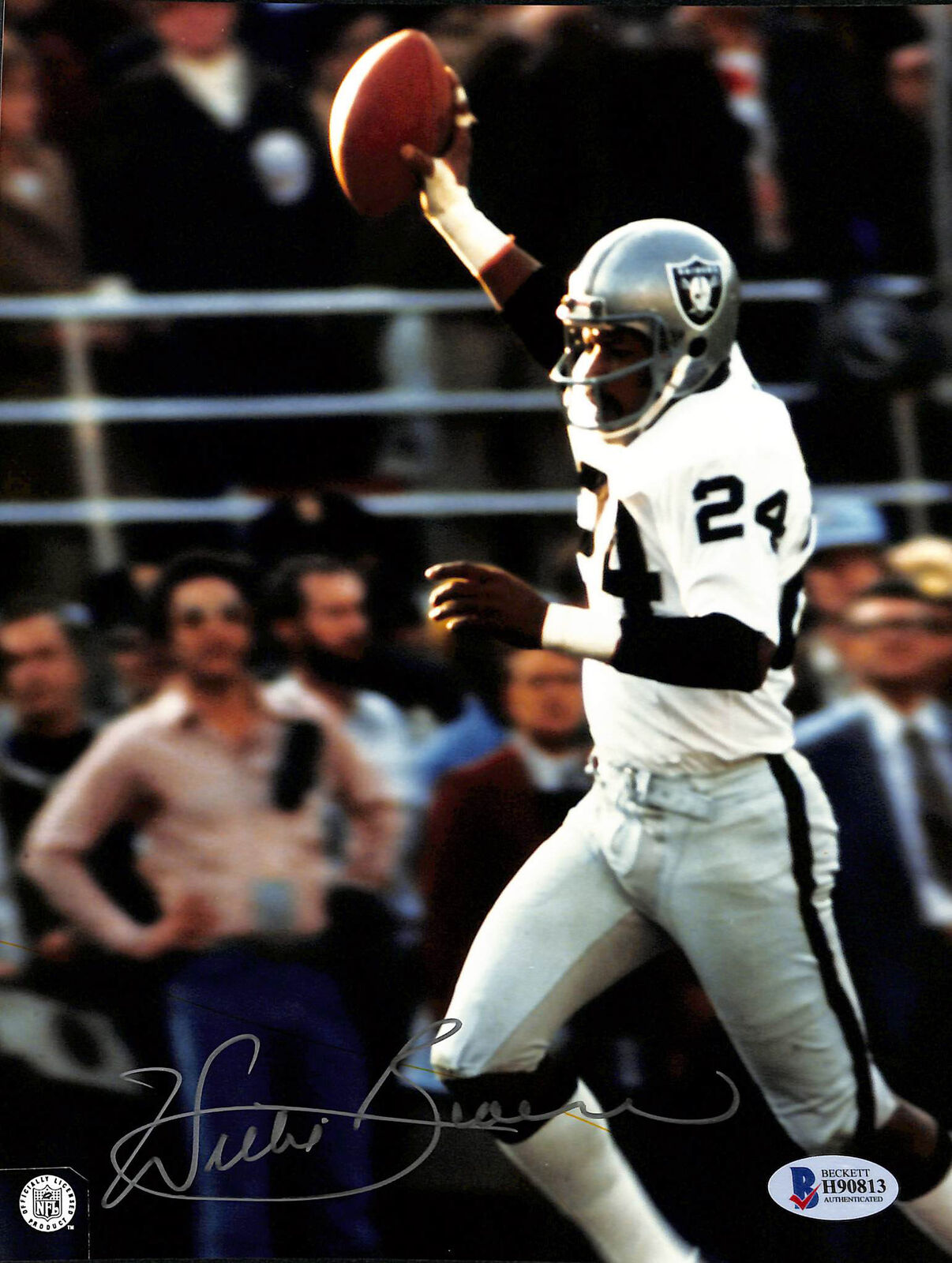 Raiders Willie Brown Authentic Signed 8x10 Photo Poster painting Autographed BAS