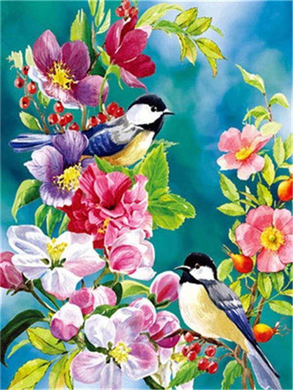 Bird Paint By Numbers Kits UK For Adult Y5333