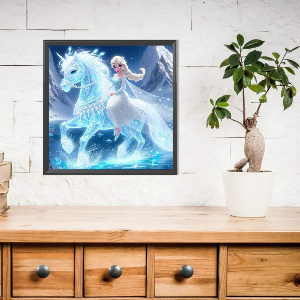 Diamond Painting - Full Round Drill - Princess Elsa(Canvas|40*40cm)