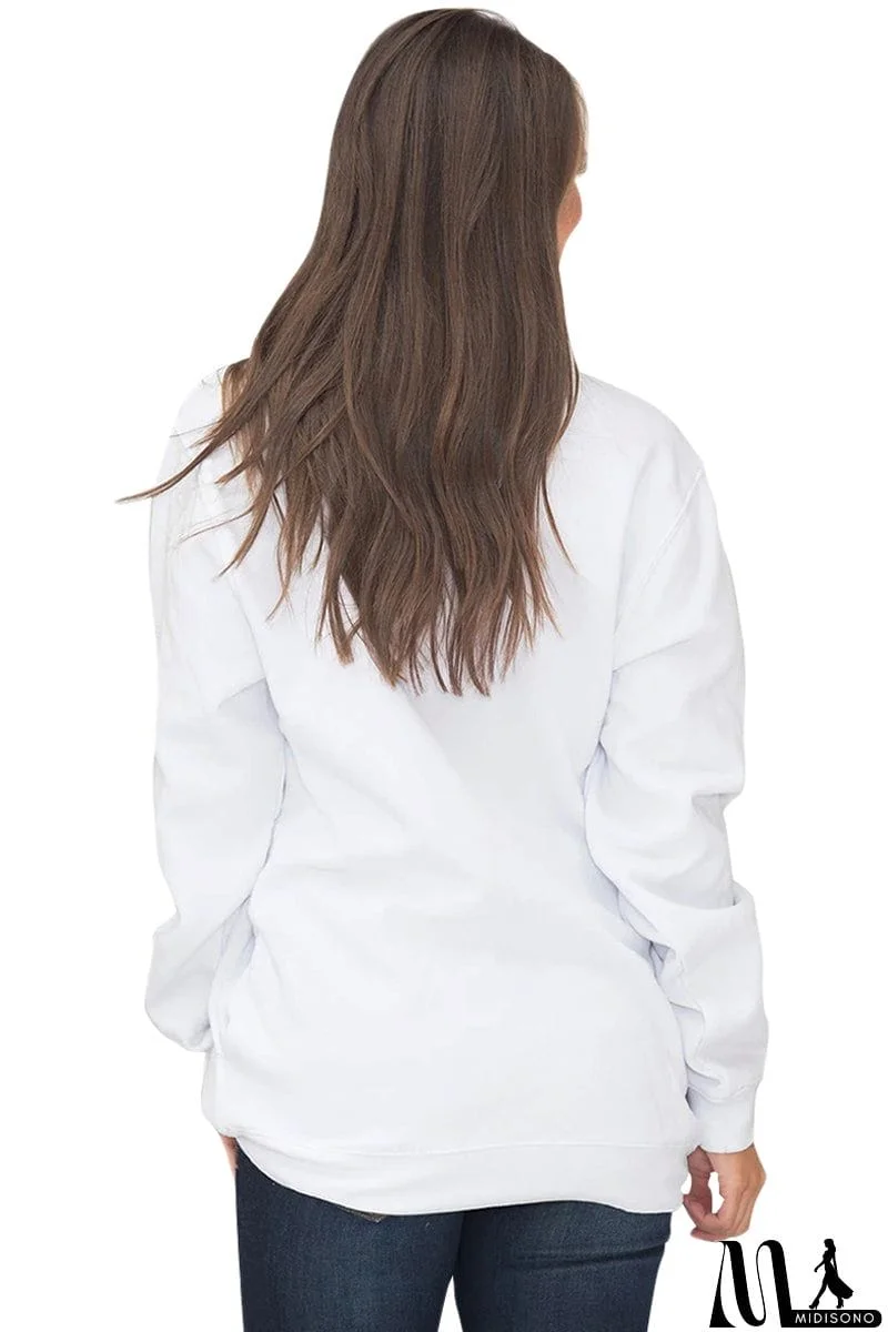 MidiSono - Pocket Style Quarter Zip Sweatshirt