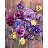 Coquelicot-Ronde Drill Diamant Peinture -40*50CM 