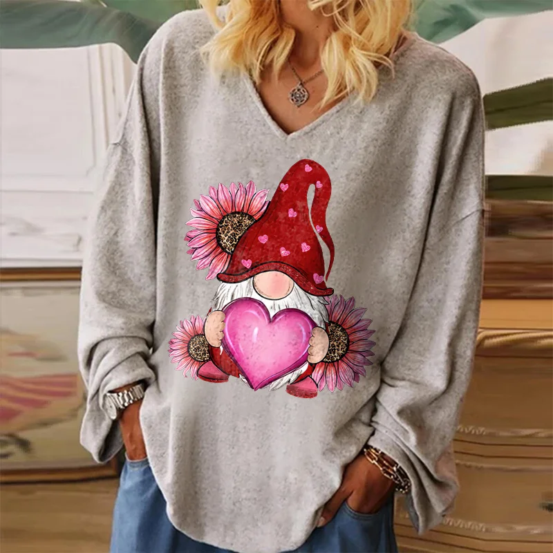 Flower Gnome Printed T-shirt