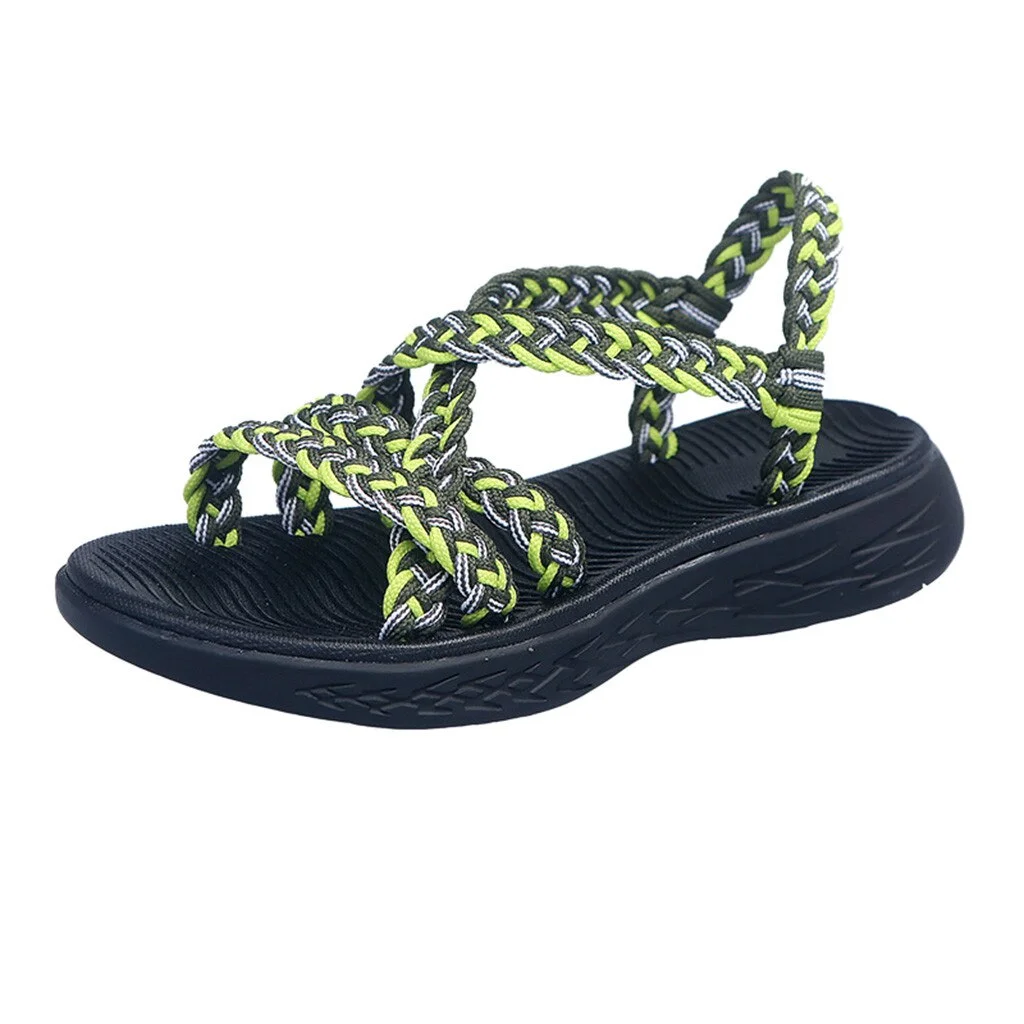 2020 Fashion Summer Women Shoes Strappy Flat Sports Beach Hiking Walking Summer Sandals Ladies Shoes Sandalias