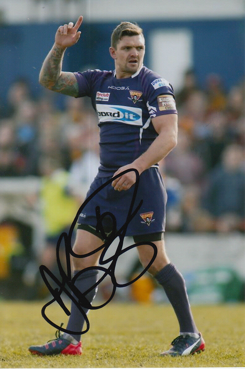 HUDDERSFIELD GIANTS HAND SIGNED DANNY BROUGH 6X4 Photo Poster painting 2.