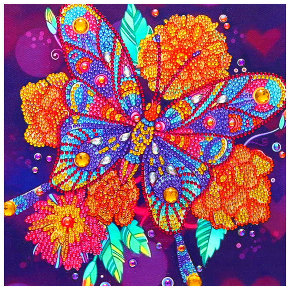 

Colored Butterflies - Special Shaped Diamond Painting - 30*30CM, 501 Original