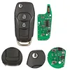 Keyless Entry Remote Flip Key Fob Replacement Compatible for Ford Mondeo Escort