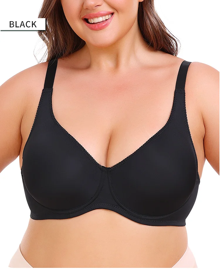 Plus Size Solid Sport Bra