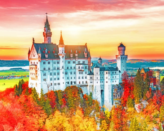 

Autumn Season In Germany – Landscapes Paint By Numbers - 40*50CM, 501 Original