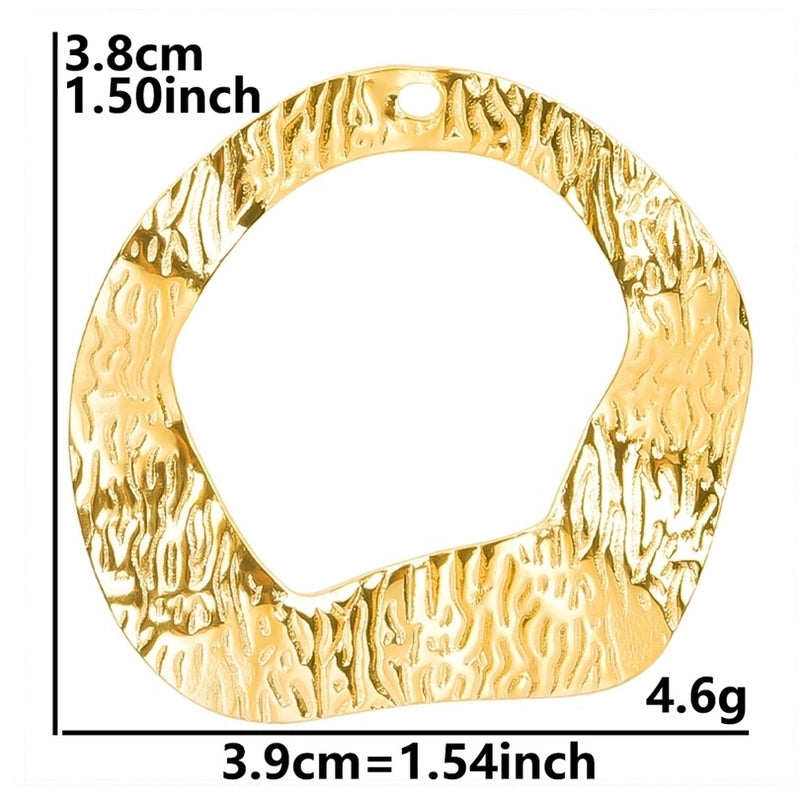 1 Piece 304 Stainless Steel Solid Color Pendant