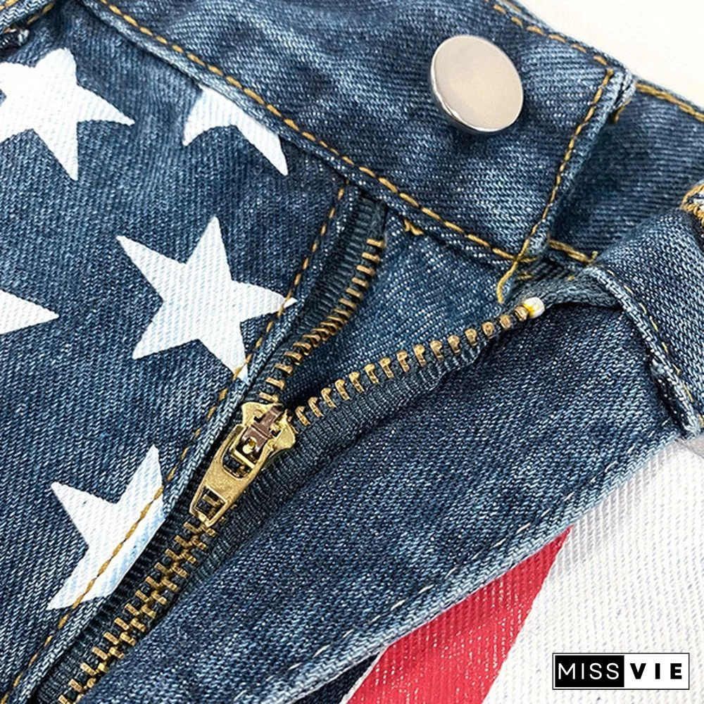 Women's Cool Washed Denim Girls Casual High Waisted Short Mini Jeans Ripped Jeans Shorts Washed Denim Short Plus Size S-3XL