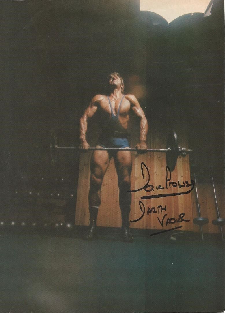 David Prowse - Weightlifting signed Photo Poster painting