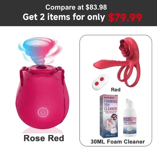 Rose Toys Quiet Waterproof Women Sucking Rose