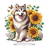 Diamond Painting Acrylic Sunflower Dog Diamond Painting Desktop Decors