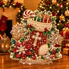 DIY Special Shape Diamond Painting Pearl Art Desk Ornament Xmas Decor Kit