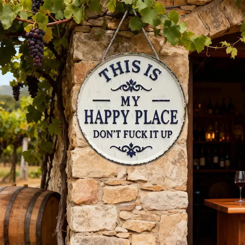&ldquo;This Is My Happy Place&rdquo; Door Sign