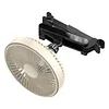 Rechargeable Car Cooling Fan 3 Speeds and 300 Degree Adjustable Vehicle Rear Headrest Fan for Sedan SUV RV Pickup Truck Van