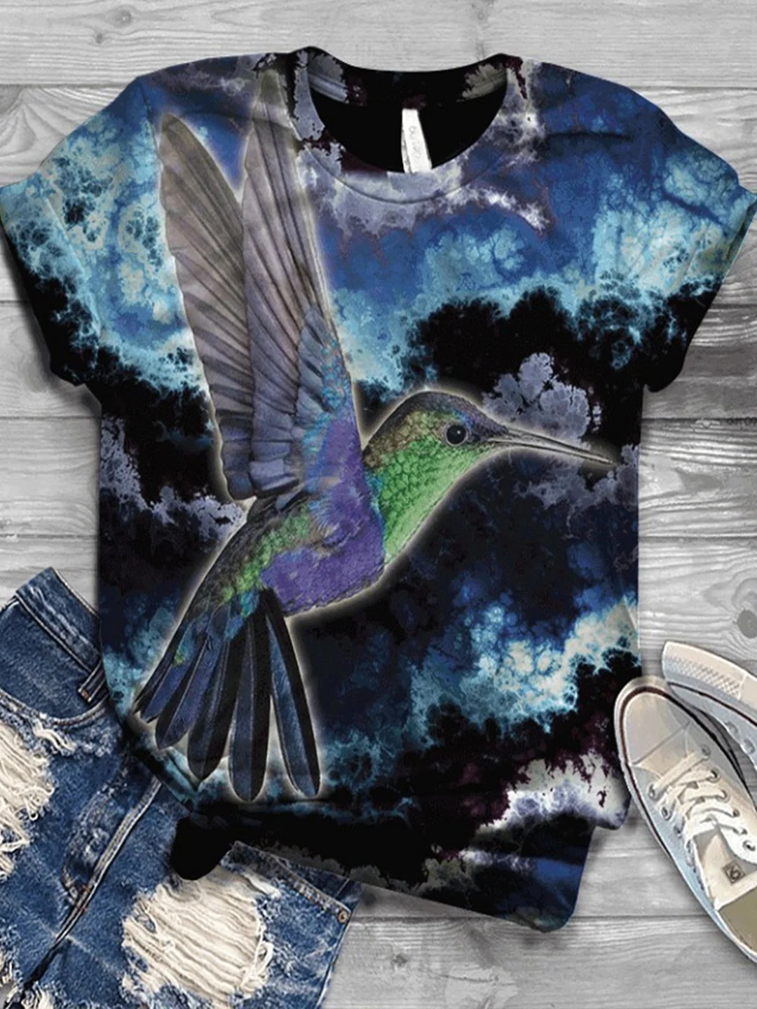 Plus Size Casual Casual Floral T-shirt