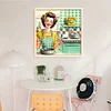 Kitchen Housewife-11CT Stamped Cross Stitch 50*50cm/19.69*19.69in