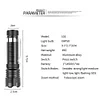 XHP50 Portable LED Telescopic Zoom Flashlight Waterproof Powerful Torch