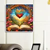 Diamond Painting -DIY Full Round Drill Heart Book