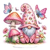 uk.everydayedeals DIY Acrylic Diamond Painting Desktop Tabletop Ornament - Mushroom Gnome