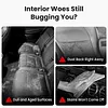 100ml Car Interior Cleaner Spray with Towel and Sponge All Purpose Car Interior Detailer Cleaner for Dashboards Seats Leather Plastic