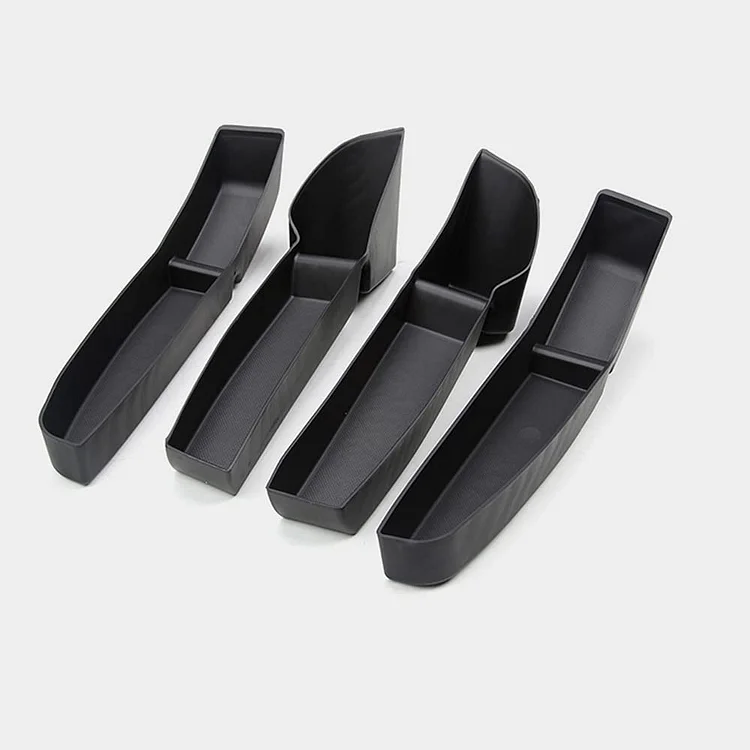 Car Parts Interior Front & Rear Door Side 4PCS TPE Storage Box For Tesla Model Y ITN Auto