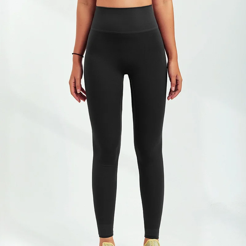 High-wasit solid colour legging