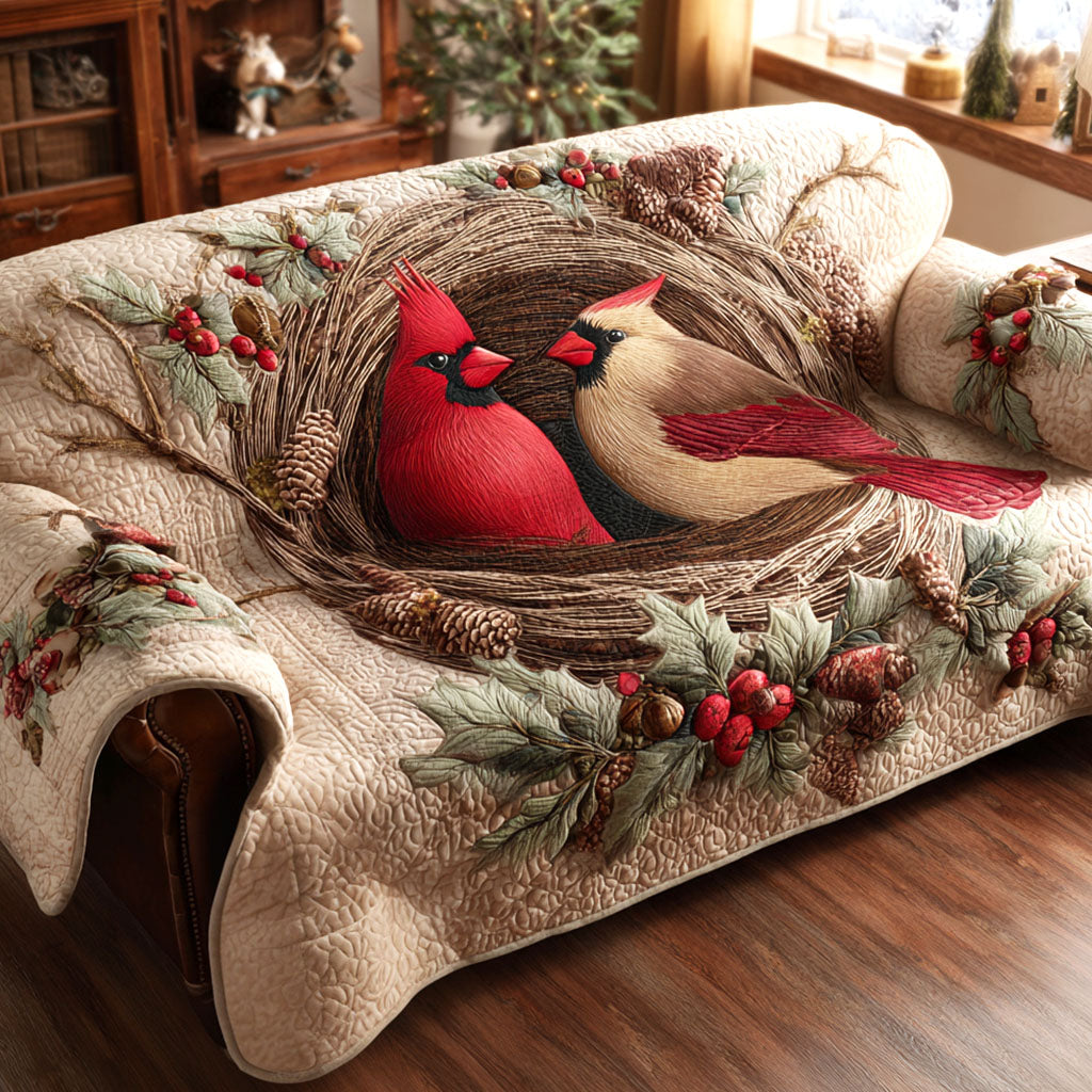 Cardinal Haven Quilted Sofa Cover NCU0TV1291 everthome