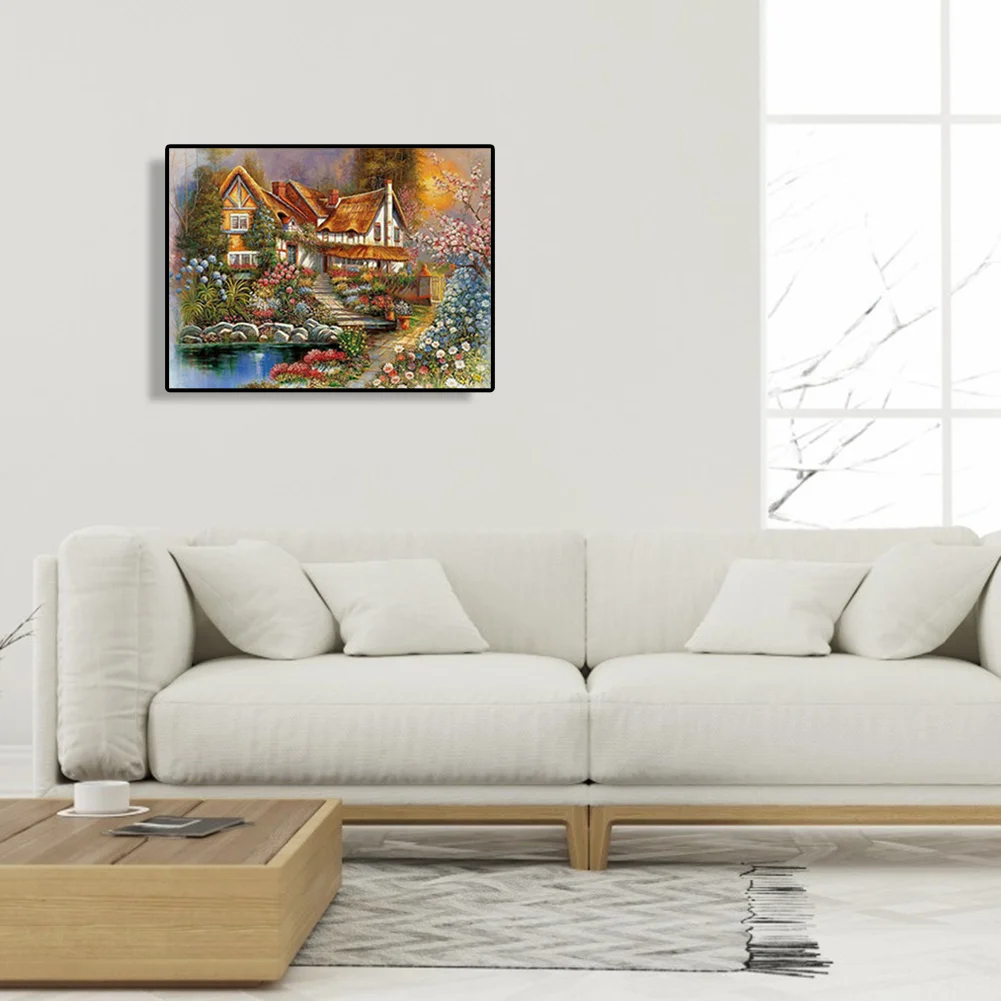 Diamond Painting - Full Round Drill - House