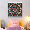 Mandala-14CT Stamped Cross Stitch 40*40cm/15.75*15.75in