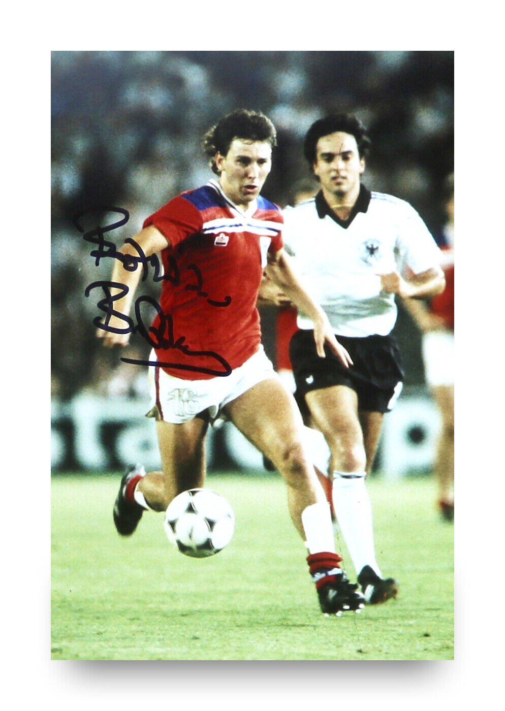 Bryan Robson Signed 6x4 Photo Poster painting Manchester United England Genuine Autograph + COA