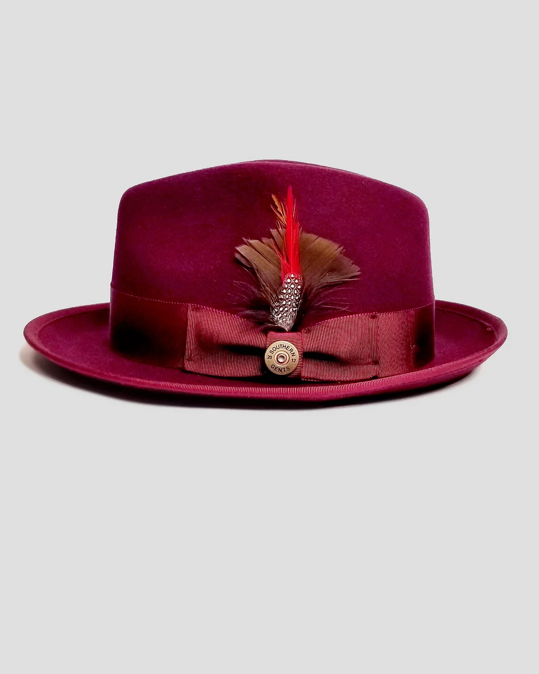 Miller Ranch-SG Trilby Fedora – Burgundy