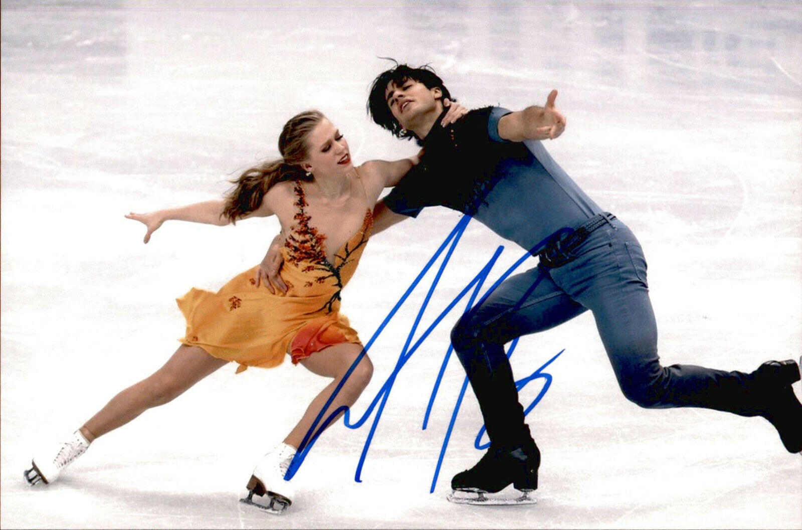 Andrew Poje SIGNED 4x6 Photo Poster painting Figure Skating OLYMPICS SOCHI