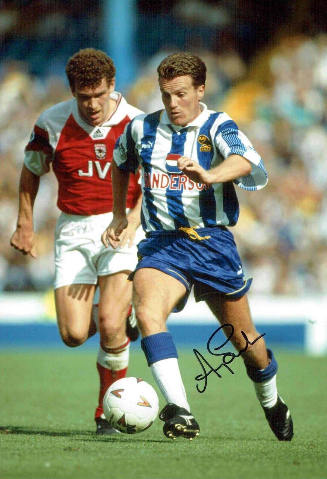 Andy SINTON Signed Autograph Photo Poster painting D Sheffield Wednesday OWLS AFTAL COA WAWAW