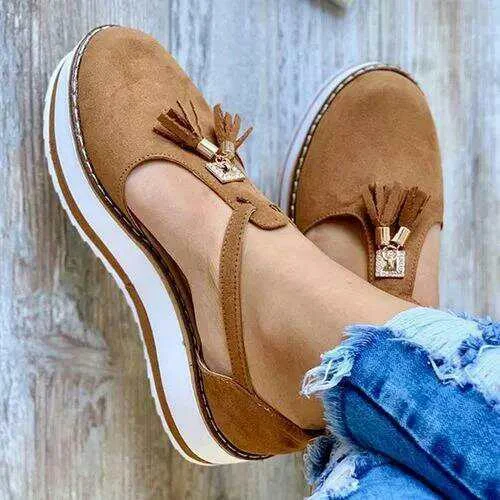 2020 Tassel Women Shoes Sandals Summer Flat Shoes PU Leather Gladiator Luxury Shoes Women Designers Zapatos De Mujer Fringe
