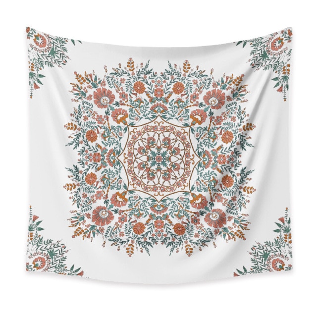

Wall Tapestry - Indian Mandala Flower-150*130cm, 501 Original