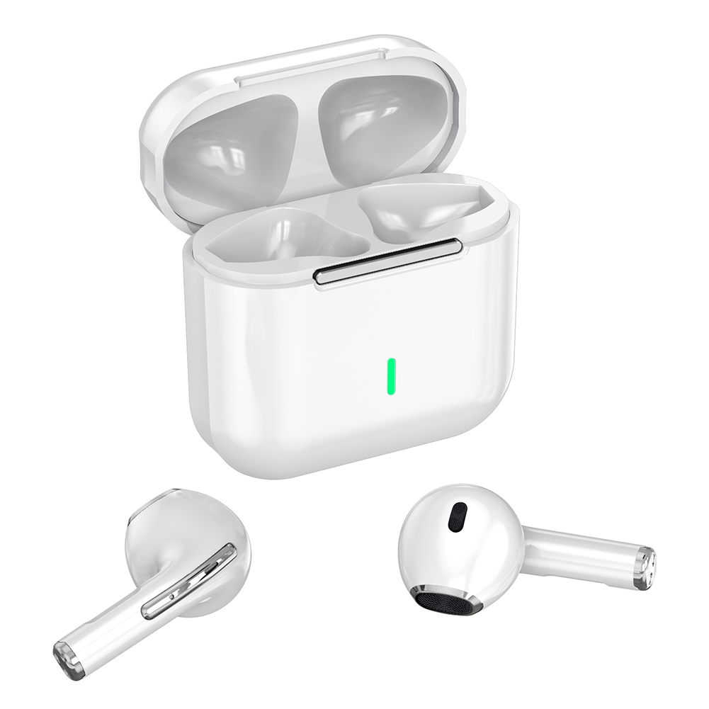 

Air-S4 TWS Wireless Stereo Earbuds Bluetooth-Compatible 5.1 Semi-In-Ear, White, 501 Original