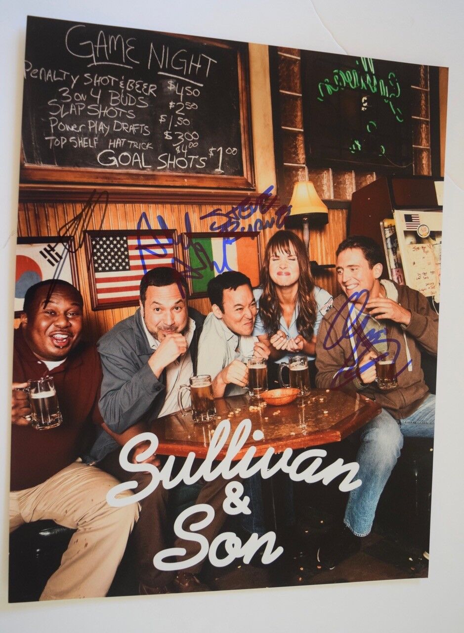 SULLIVAN & SON Cast Signed Autographed 11x14 Photo Poster painting Steve Byrne +3 COA VD