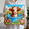 Calf Art Diamond Painting Kit for Adults Home Decor 25x25cm With Frame