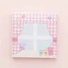 8PCS Cute Pink Purple 80 Pages Post-it Notes Portable Notebooks School Student Kids Cute Stationery Gift