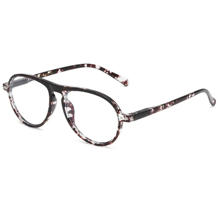 Inbriefmag Fashion Reading Glasses HD Blue Light Blocking Glasses Business Round Women's Anti-fatigue and Anti-radiation Glasses